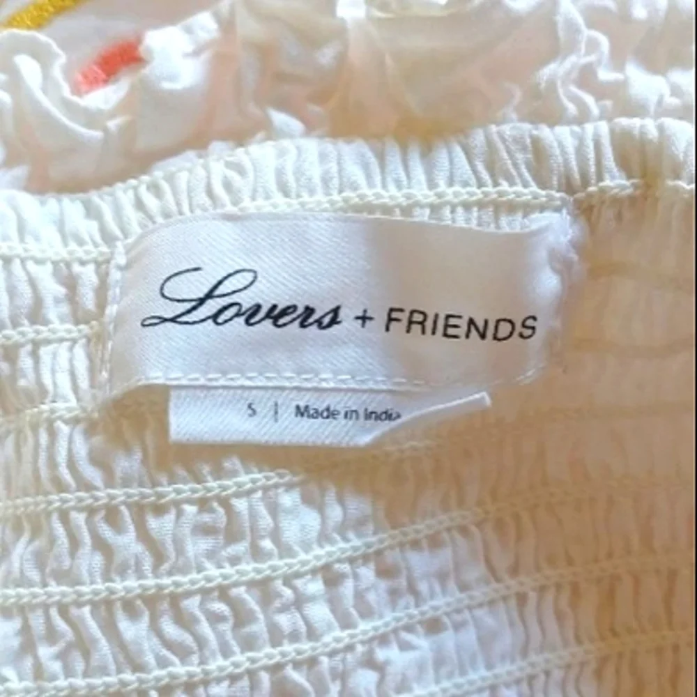 Revolve Lovers + Friends Kristine White Strapless Romper - Picture 3 of 5